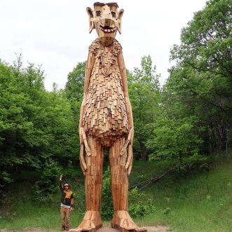 A giant troll installation and treasure hunt opens in northern Minnesota Opens – Detroit Lakes, MN