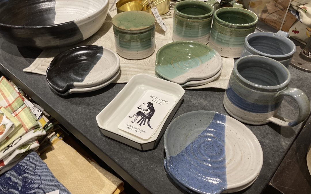 Mill City Museum welcomes new gift shop arrivals: Pottery from Moon Dog Studio of Ely, MN