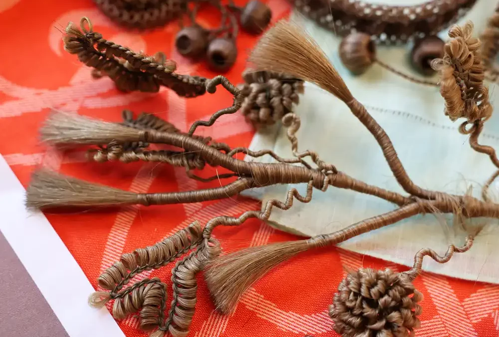 Minnesota artist weaves human hair into wearable art, reviving an ancient craft! – Grand Marais, MN